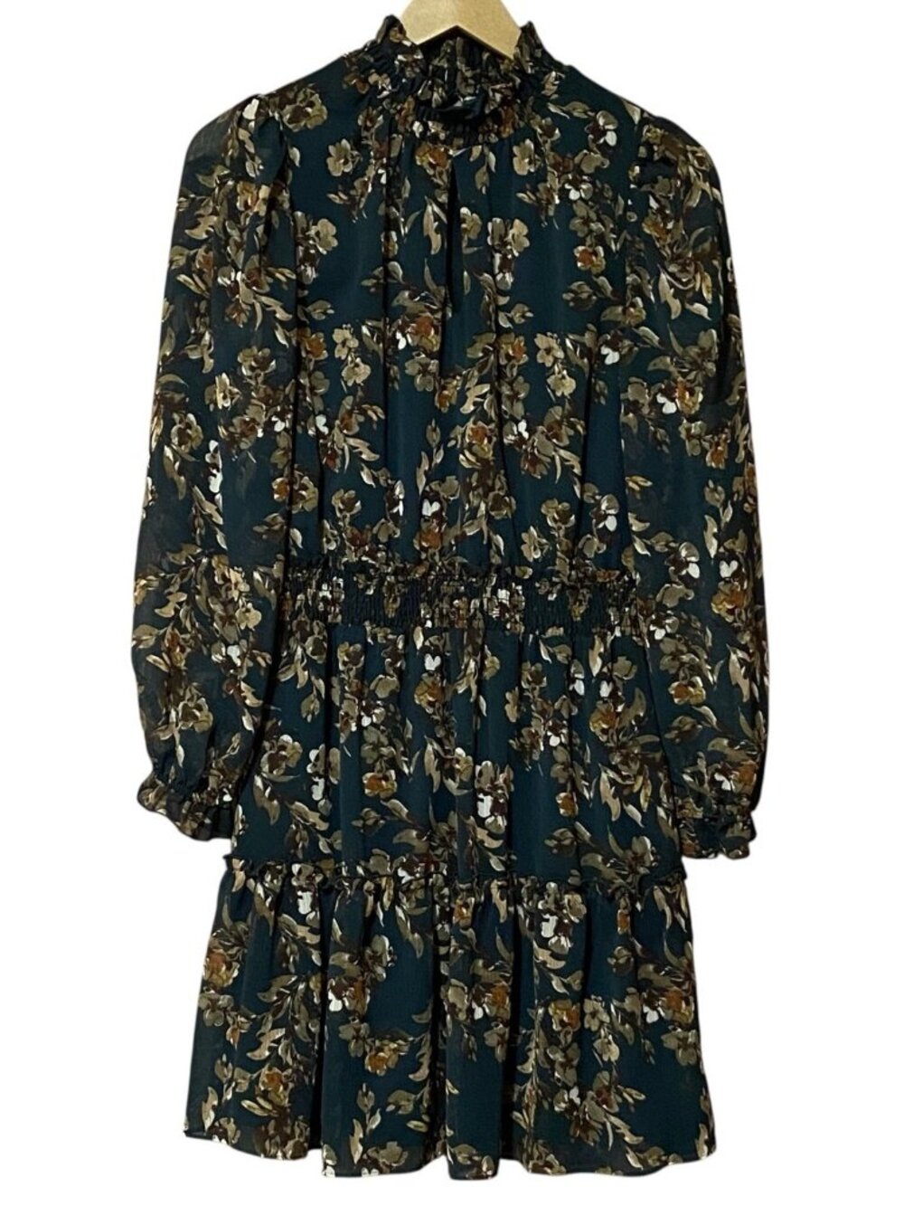Drew Fern Floral Chiffon Dress XS NWT Romantic Wedding Guest Garden Party Chic